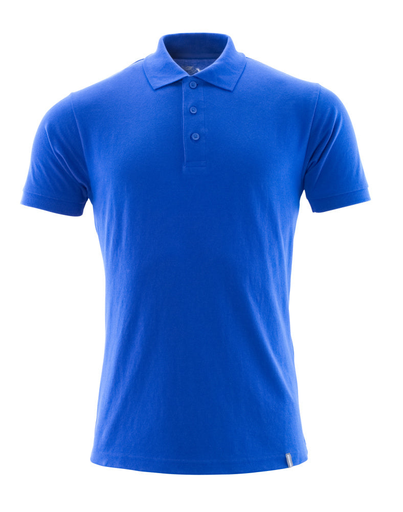 Mascot Polo-Shirt Crossover Kornblau