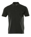 Mascot Polo-Shirt Crossover Vollschwarz