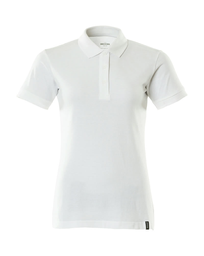 Mascot Polo-Shirt Crossover Weiß