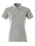 Mascot Polo-Shirt Crossover Grau-meliert