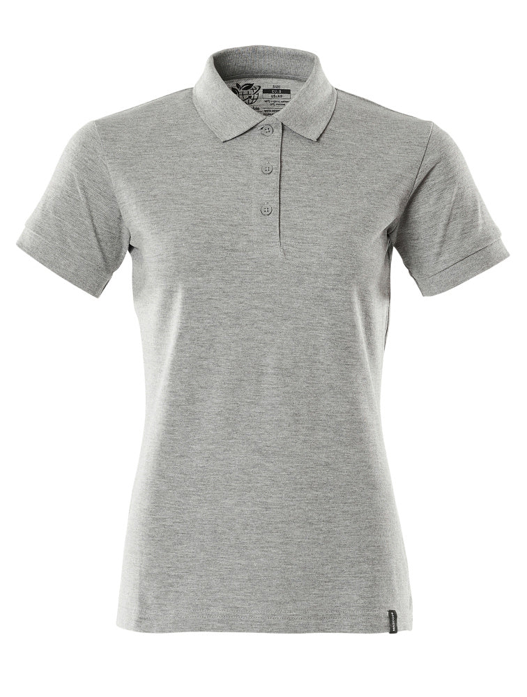 Mascot Polo-Shirt Crossover Grau-meliert