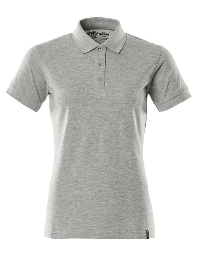 Mascot Polo-Shirt Crossover Grau-meliert