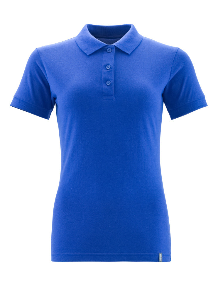Mascot Polo-Shirt Crossover Kornblau