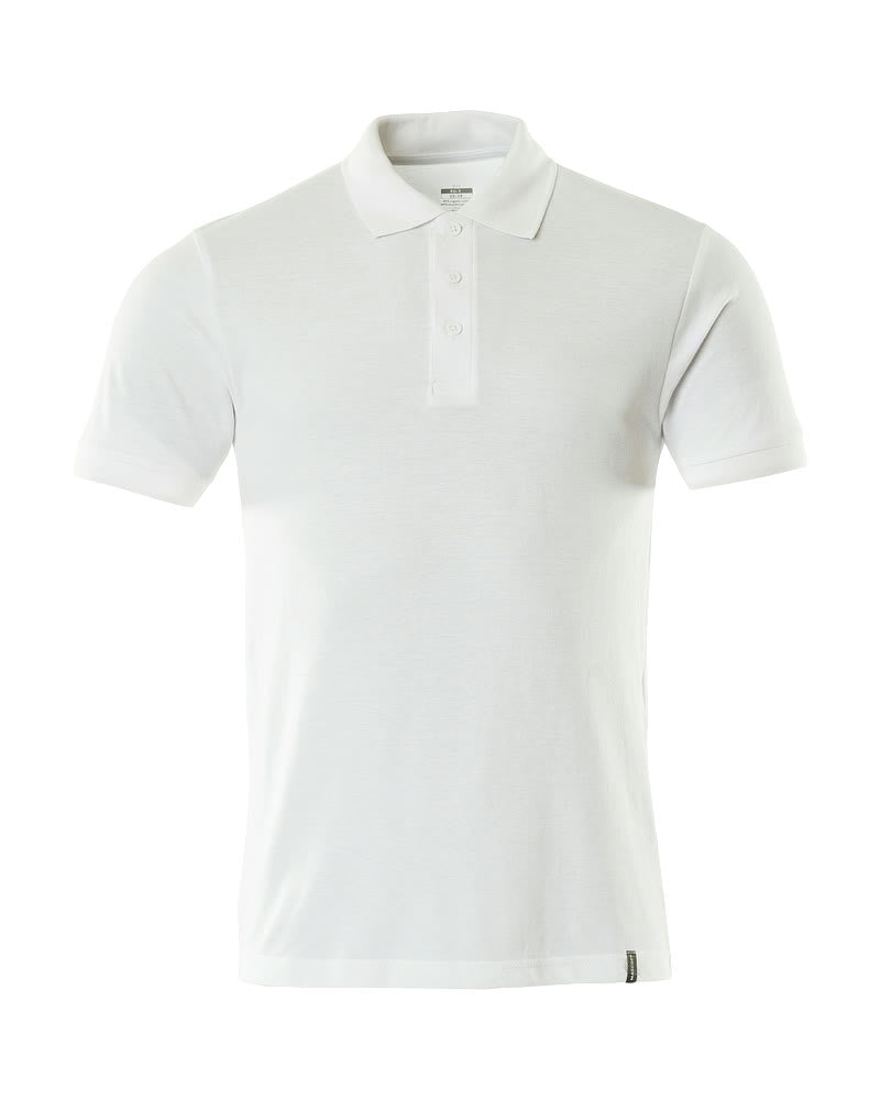 Mascot Polo-Shirt Crossover Weiß