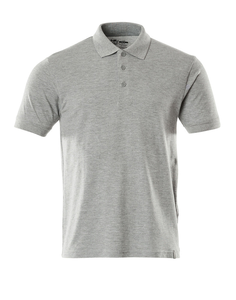 Mascot Polo-Shirt Crossover Grau-meliert