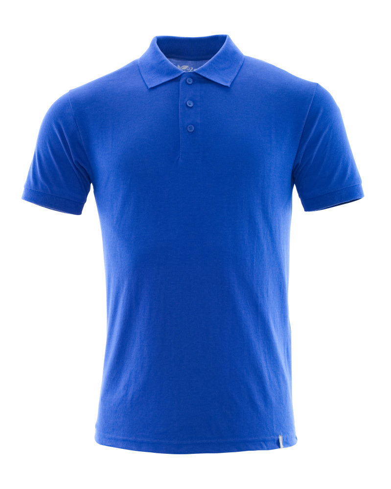 Mascot Polo-Shirt Crossover Kornblau