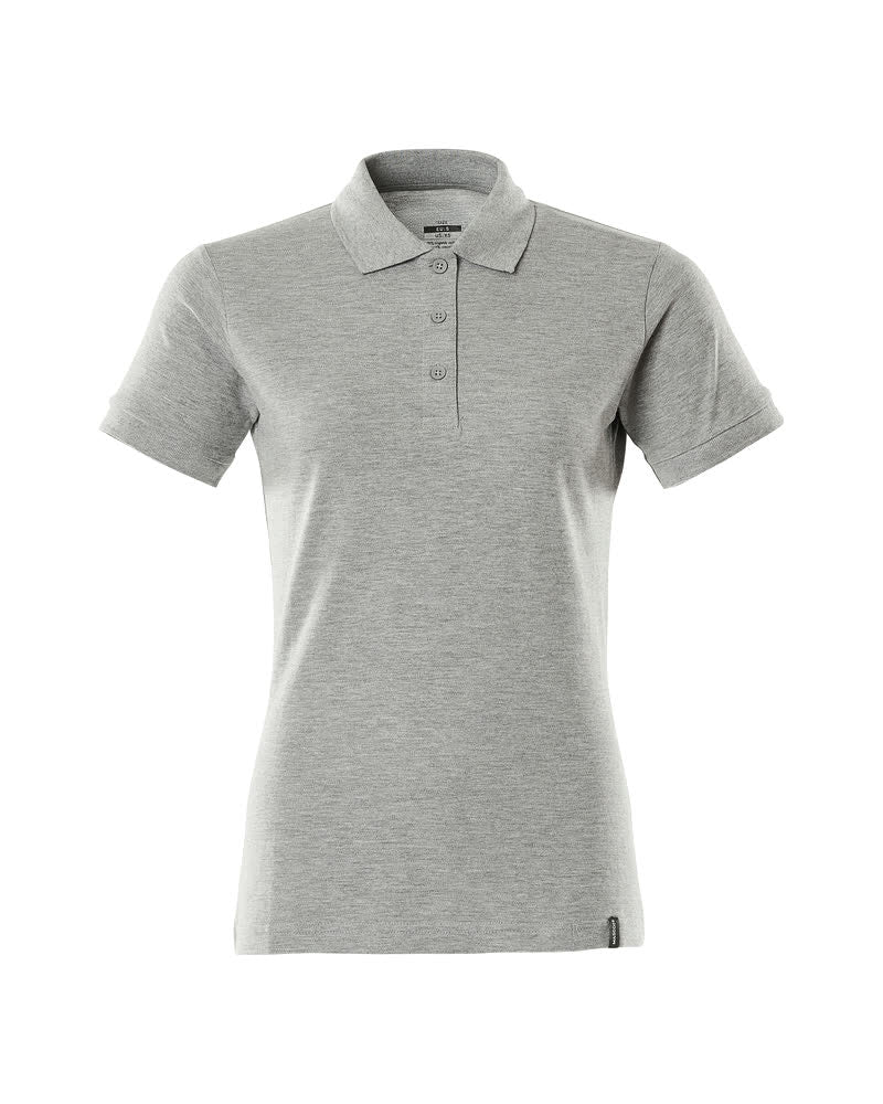 Mascot Polo-Shirt Crossover Grau-meliert