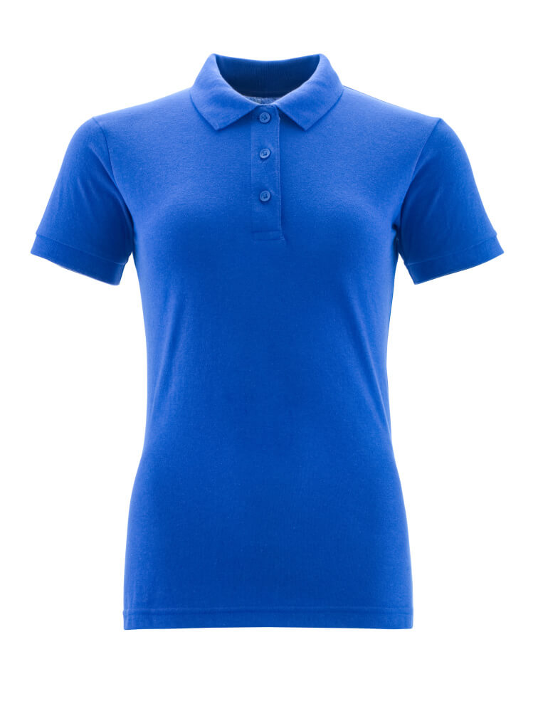 Mascot Polo-Shirt Crossover Kornblau