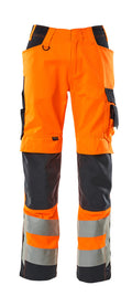 Mascot Hose mit Knietaschen Safe supreme Hi-vis Orange/Schwarzblau