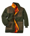 Signal-Wendejacke oliv/orange