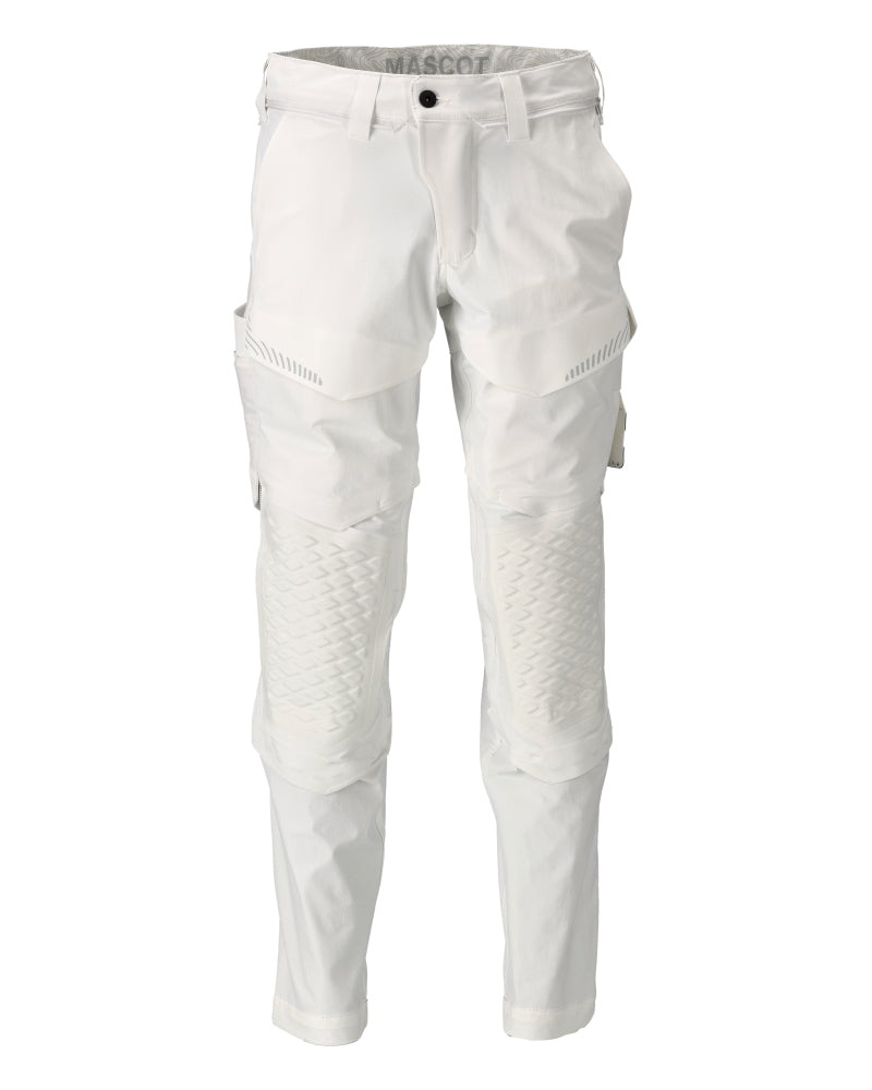 Mascot Hose mit Knietaschen Customized Weiß