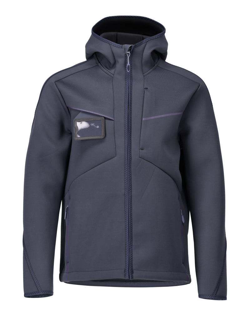 Mascot Soft Shell Jacke mit Kapuze Customized Schwarzblau