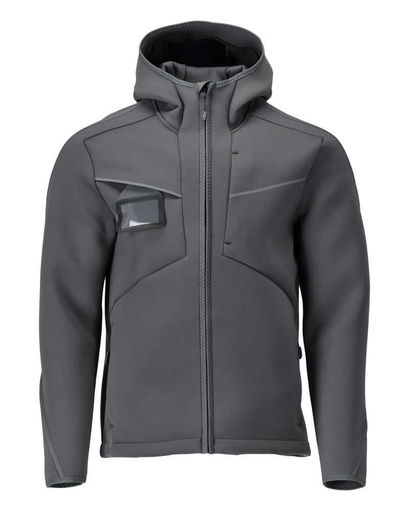 Mascot Soft Shell Jacke mit Kapuze Customized Anthrazitgrau