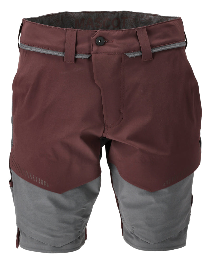 Mascot Shorts Customized Bordeaux/Anthrazitgrau