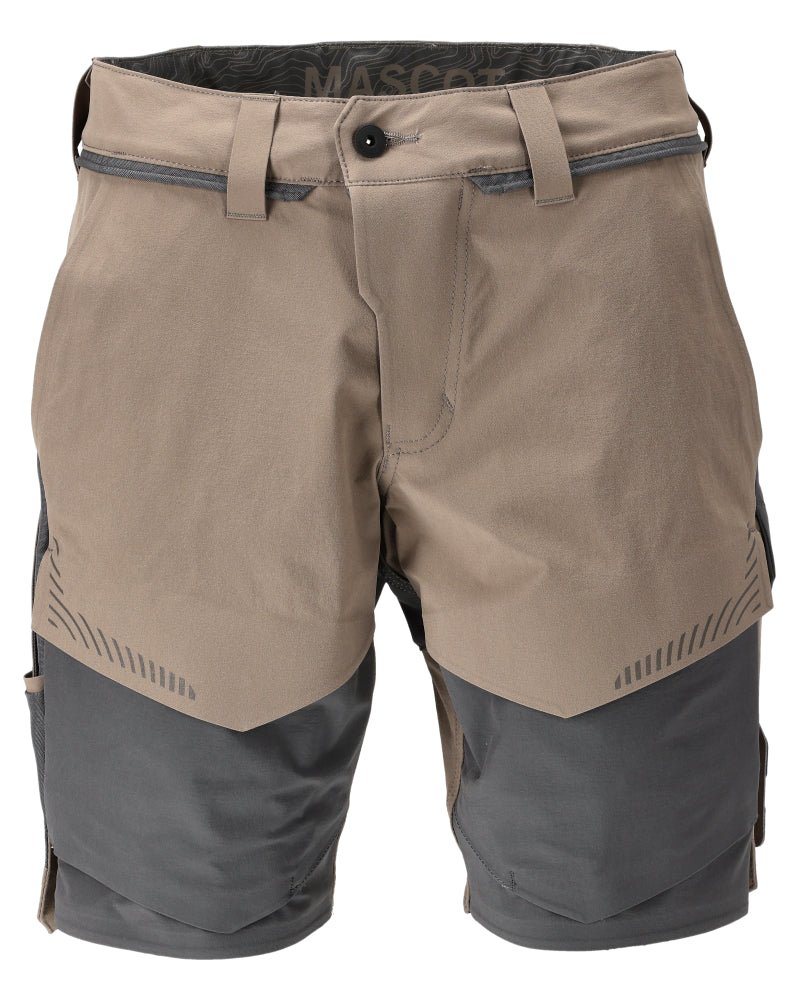 Mascot Shorts Customized Dunkel Sandbeige/Anthrazitgrau