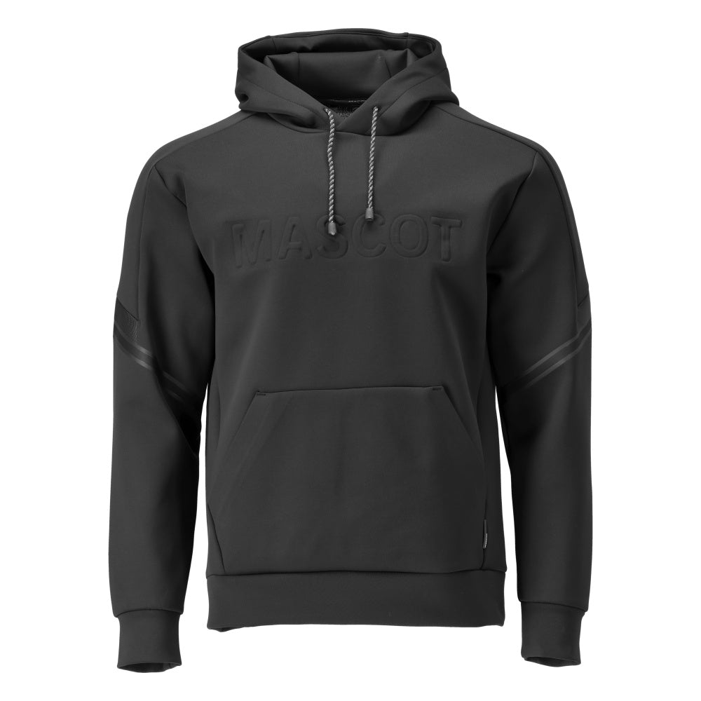 Mascot Fleece Kapuzensweatshirt Customized Schwarz