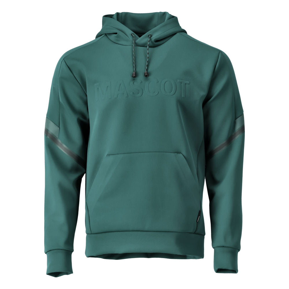 Mascot Fleece Kapuzensweatshirt Customized Waldgrün