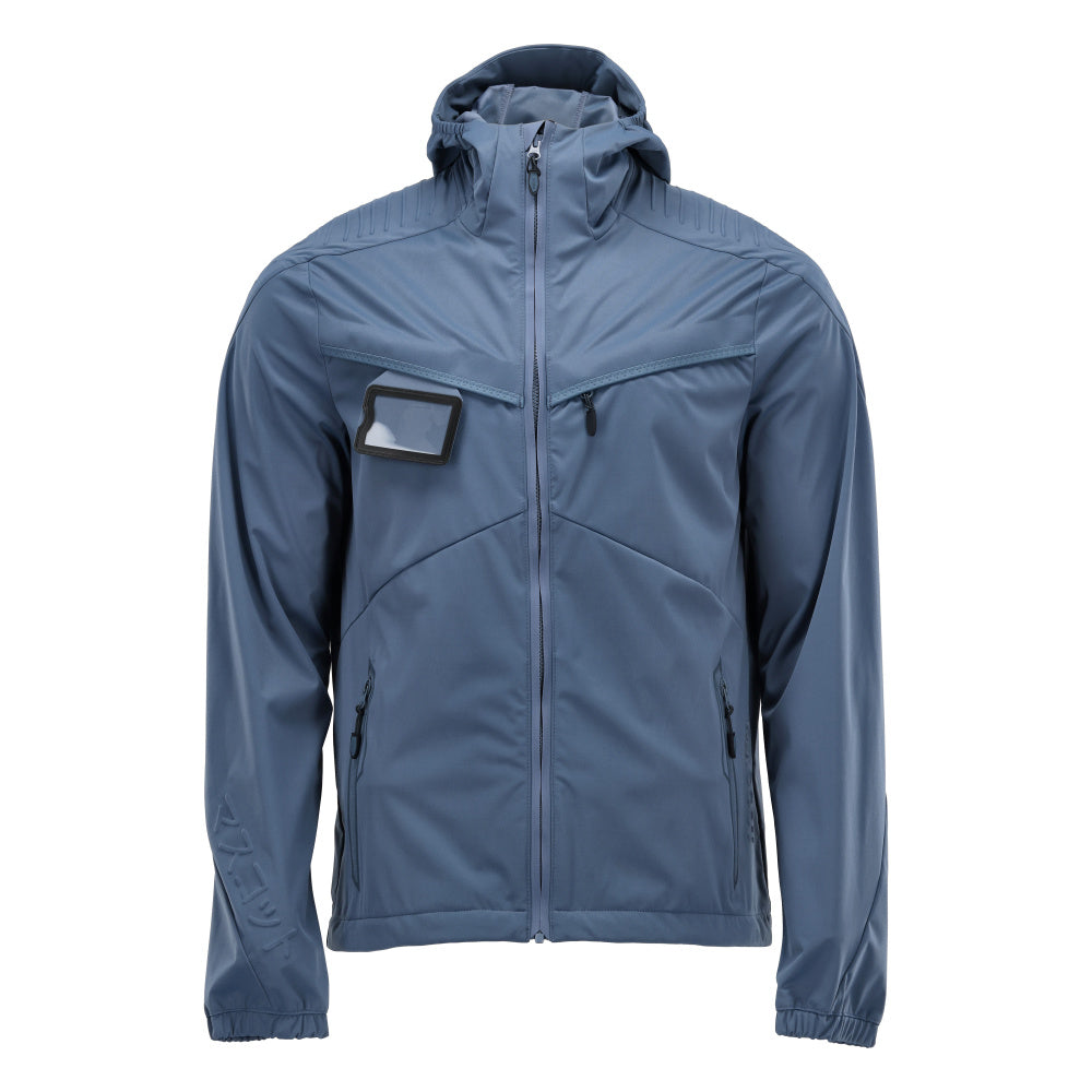 Mascot Jacke Customized Steinblau
