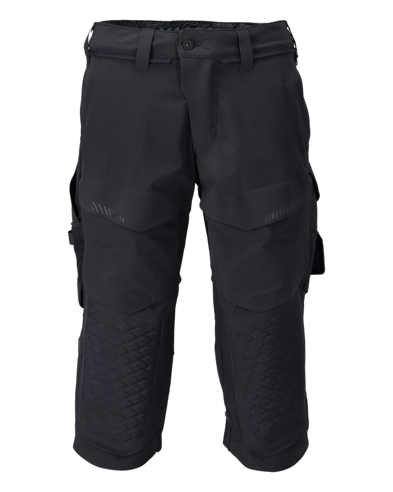 Mascot Dreiviertel-Hose mit Knietaschen Customized Schwarzblau