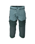 Mascot Dreiviertel-Hose mit Knietaschen Customized Hell Waldgrün/Waldgrün