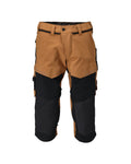 Mascot Dreiviertel-Hose mit Knietaschen Customized Nussbraun/Schwarz