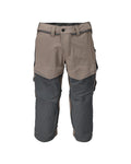 Mascot Dreiviertel-Hose mit Knietaschen Customized Dunkel Sandbeige/Anthrazitgrau