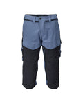 Mascot Dreiviertel-Hose mit Knietaschen Customized Steinblau/Schwarzblau