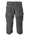 Mascot Dreiviertel-Hose mit Knietaschen Customized Anthrazitgrau