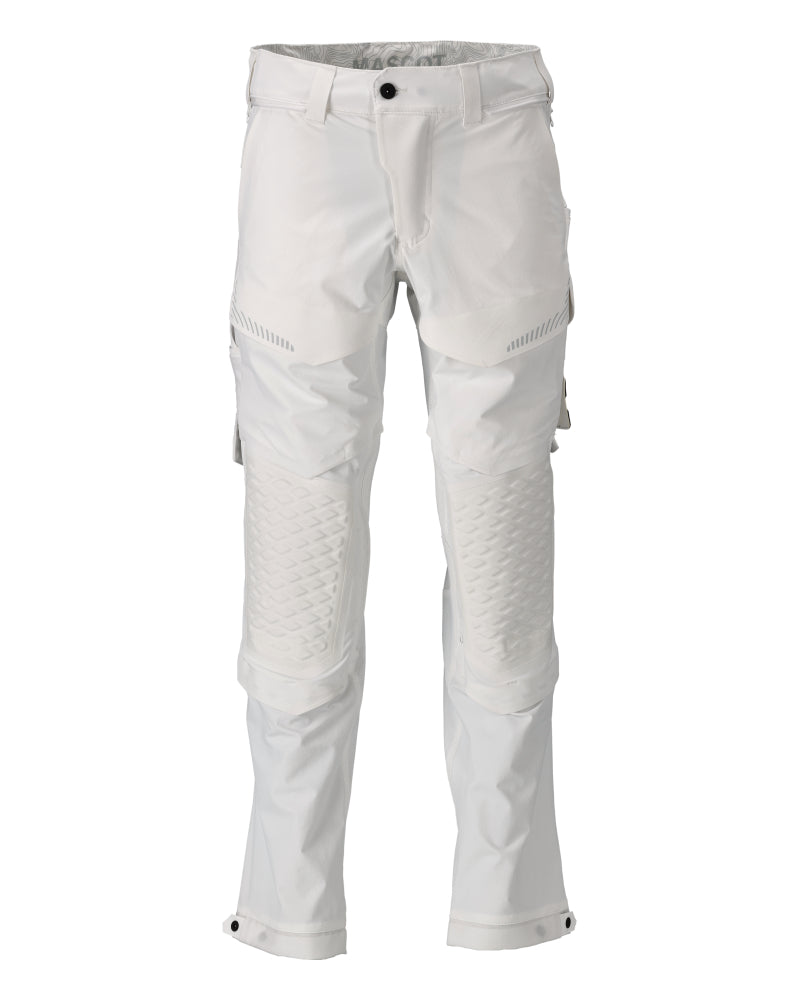 Mascot Hose mit Knietaschen Customized Weiß