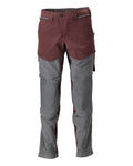 Mascot Hose mit Knietaschen Customized Bordeaux/Anthrazitgrau