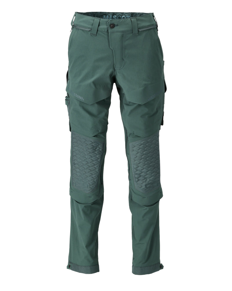 Mascot Hose mit Knietaschen Customized Waldgrün