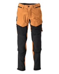Mascot Hose mit Knietaschen Customized Nussbraun/Schwarz