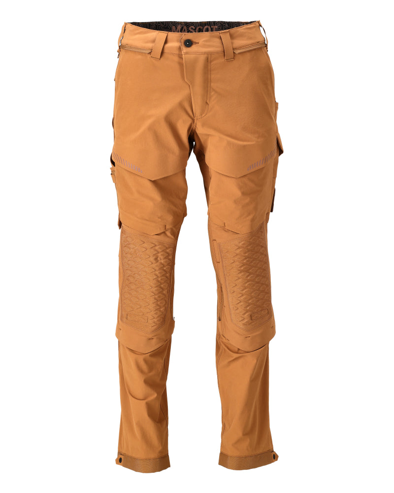Mascot Hose mit Knietaschen Customized Nussbraun