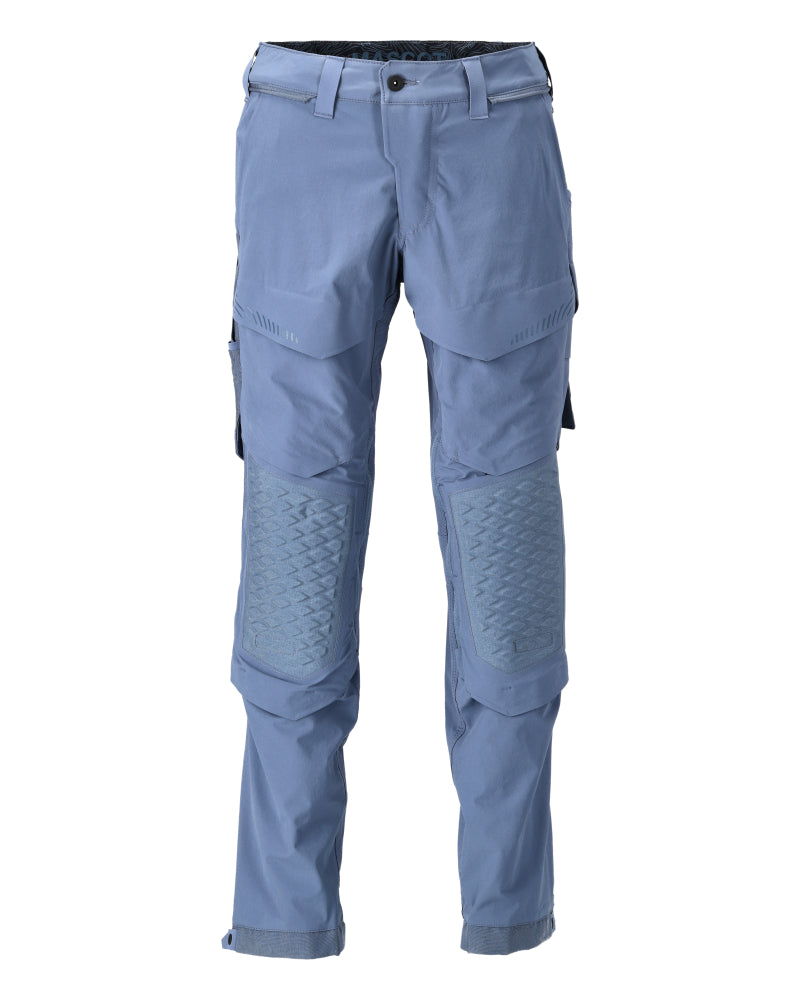 Mascot Hose mit Knietaschen Customized Steinblau