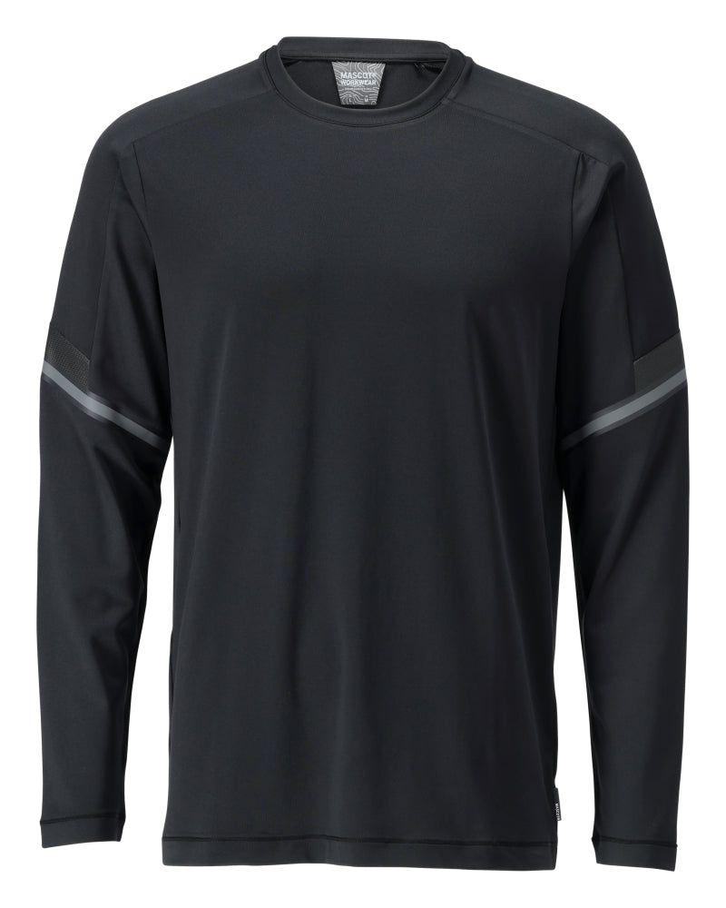 Mascot T-Shirt Langarm Customized Schwarz