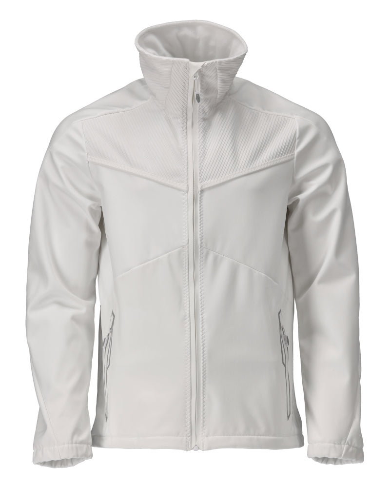 Mascot Soft Shell Jacke Customized Weiß