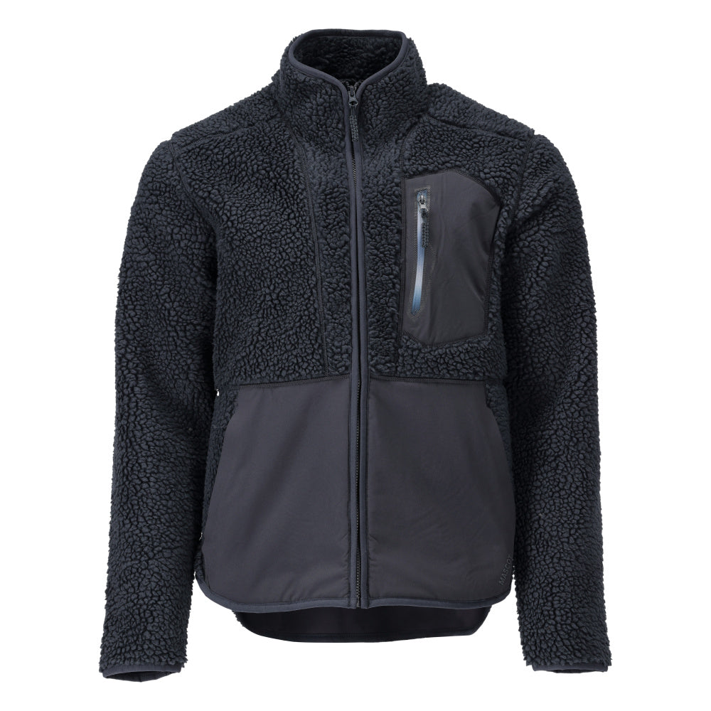 Mascot Faserpelz Jacke mit Reißverschluss Customized Customized Schwarzblau