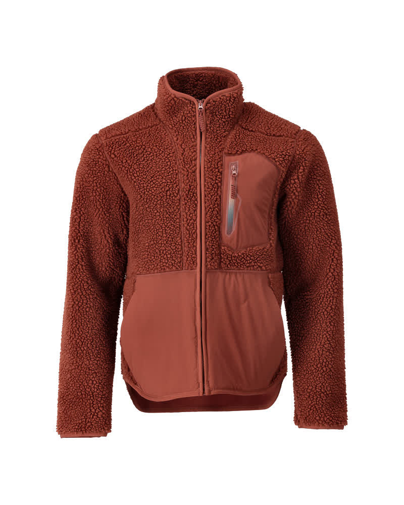Mascot Faserpelz Jacke mit Reißverschluss Customized Customized Herbstrot