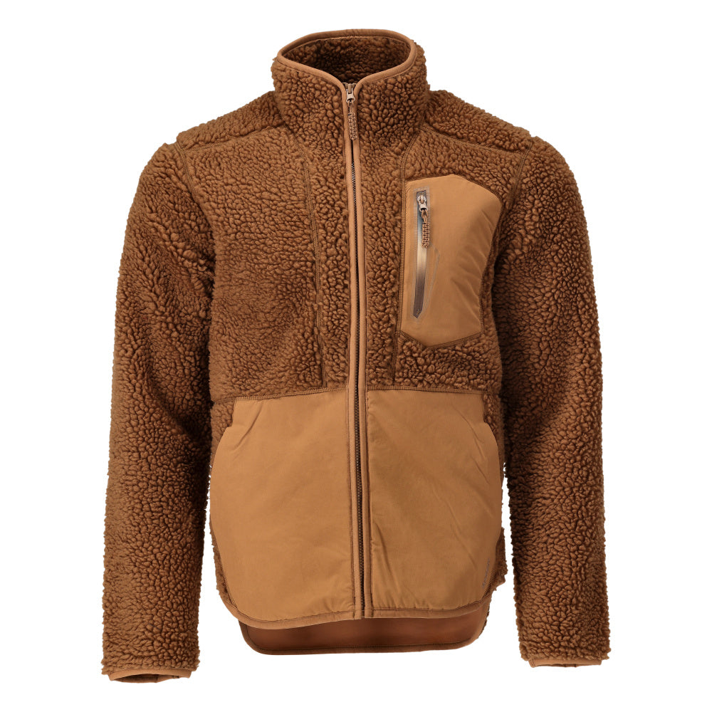 Mascot Faserpelz Jacke mit Reißverschluss Customized Customized Nussbraun