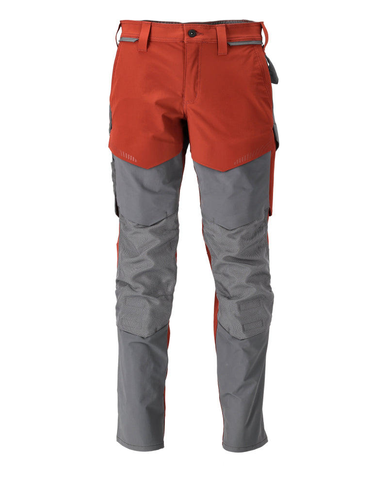 Mascot Hose mit Knietaschen Customized Herbstrot/Anthrazitgrau