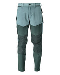 Mascot Hose mit Knietaschen Customized Hell Waldgrün/Waldgrün