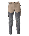 Mascot Hose mit Knietaschen Customized Dunkel Sandbeige/Anthrazitgrau