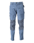 Mascot Hose mit Knietaschen Customized Steinblau