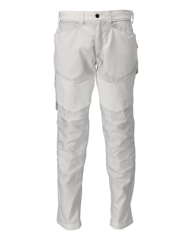 Mascot Hose mit Knietaschen Customized Weiß