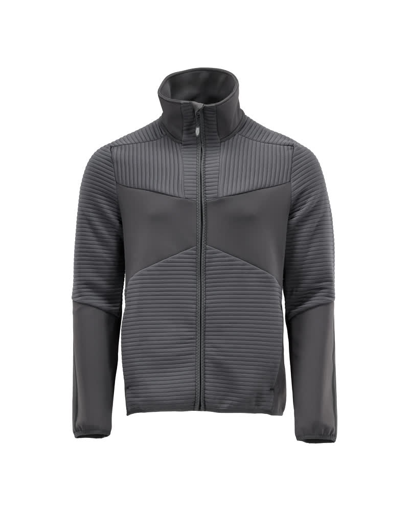 Mascot Fleecepullover mit Reißverschluss Customized Anthrazitgrau