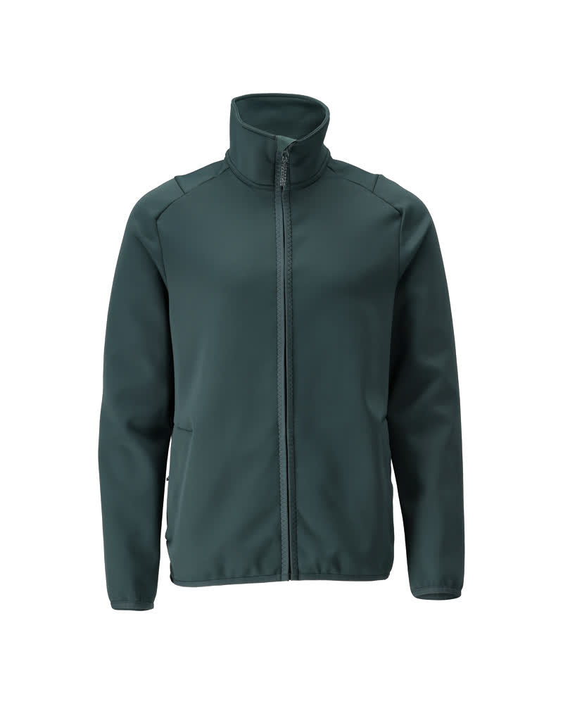 Mascot Fleecepullover mit Reißverschluss Customized Waldgrün