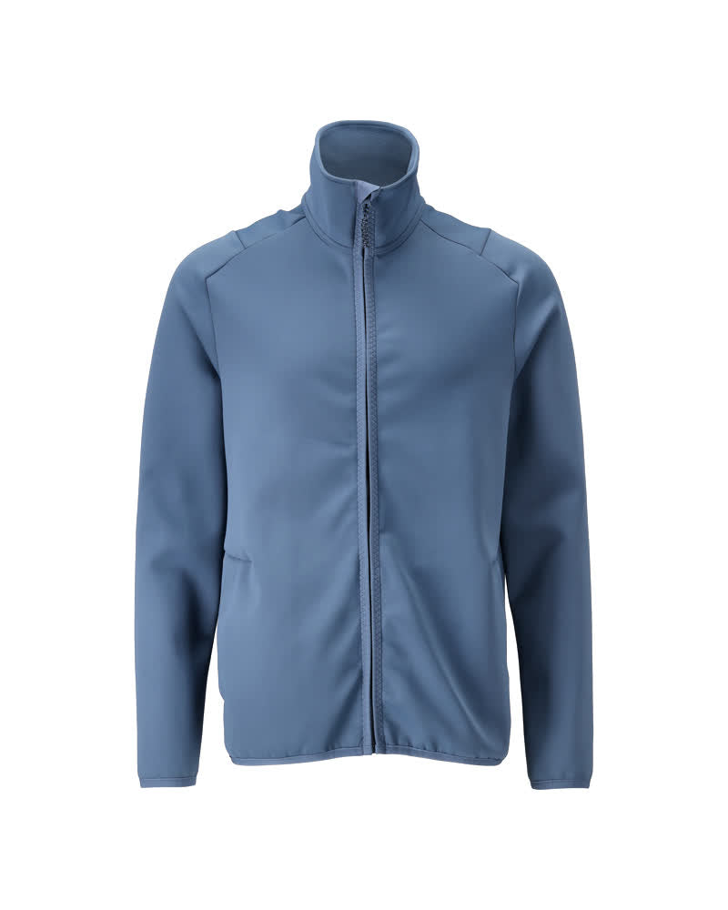 Mascot Fleecepullover mit Reißverschluss Customized Steinblau