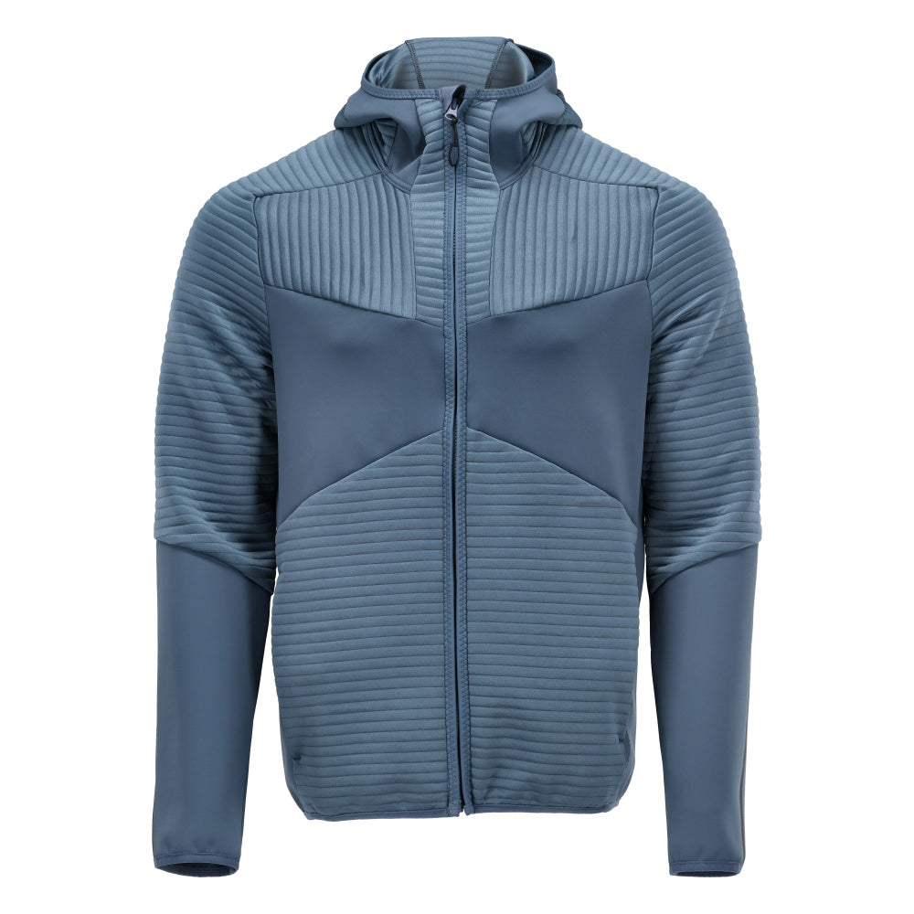 Mascot Fleece Kapuzensweatshirt mit Reißverschluss Customized Steinblau