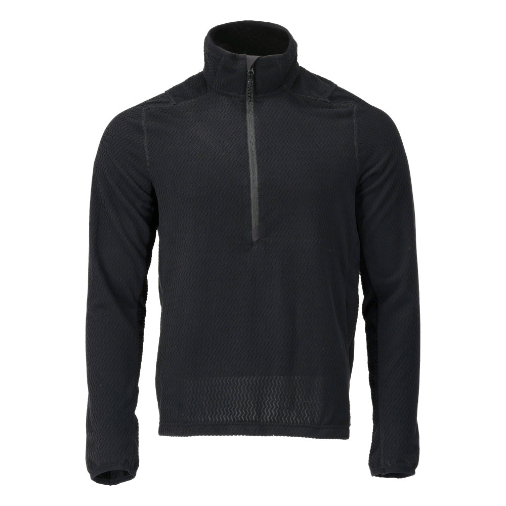 Mascot Microfleece Pullover mit kurzem Reißverschluss Customized Schwarz
