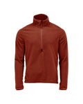 Mascot Microfleece Pullover mit kurzem Reißverschluss Customized Herbstrot